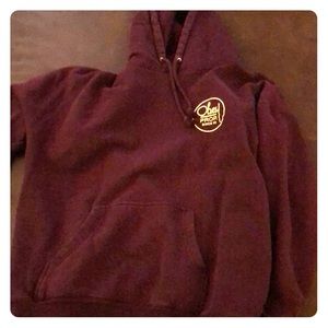 Obey Men’s MaroonHoodie